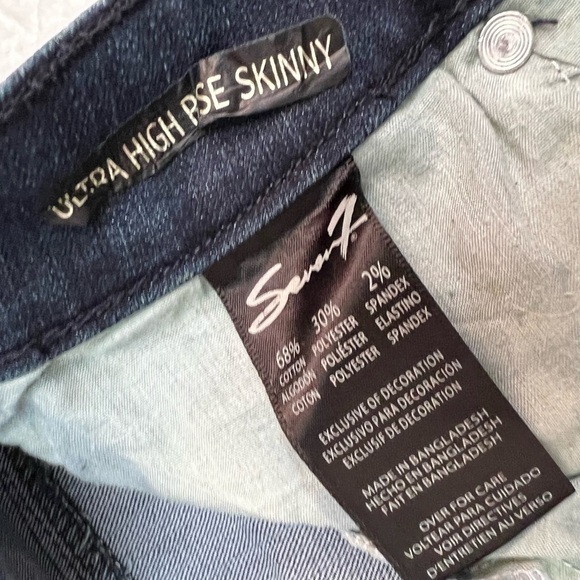 7 for all Mankind Denim Ultra High Waist Jeans Size 4 - Picture 9 of 10